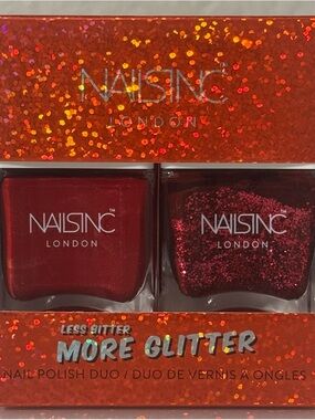 Nails Inc Less Bitter More Glitter Nail Polish Set